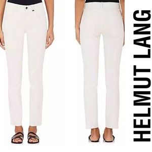 Helmut Lang Womens Ivory Straight Jeans Sz 2